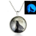 Moonlight Wolf Pendentif Collier lumineux Collier bijoux africains